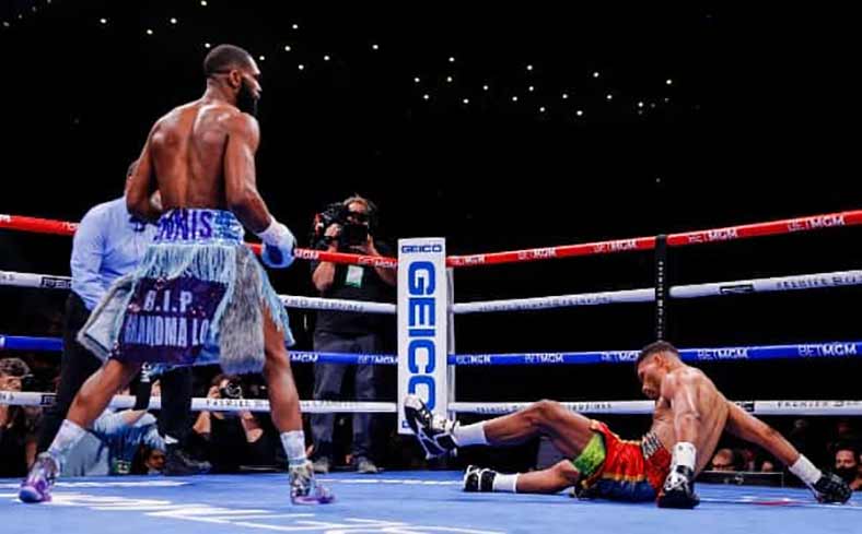 Jaron Ennis stops Thomas Dulorme in one round